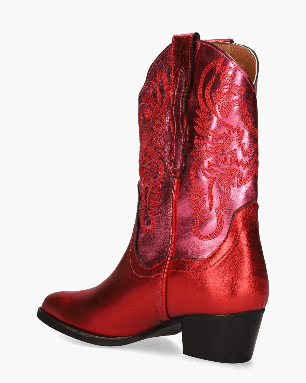 Brady Metallic Rood/Roze Damesboots