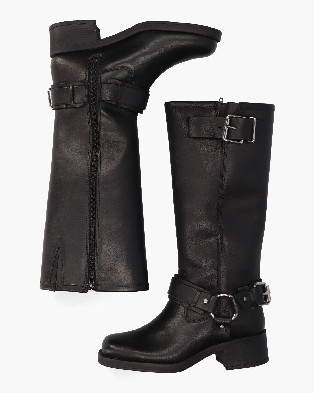 LPMAUD-05POE Zwart Damesboots