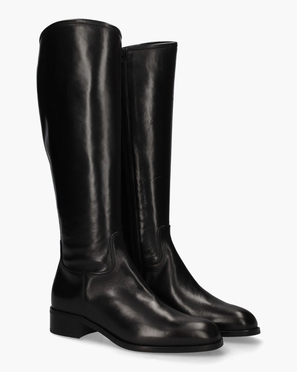 454A Zwart Damesboots