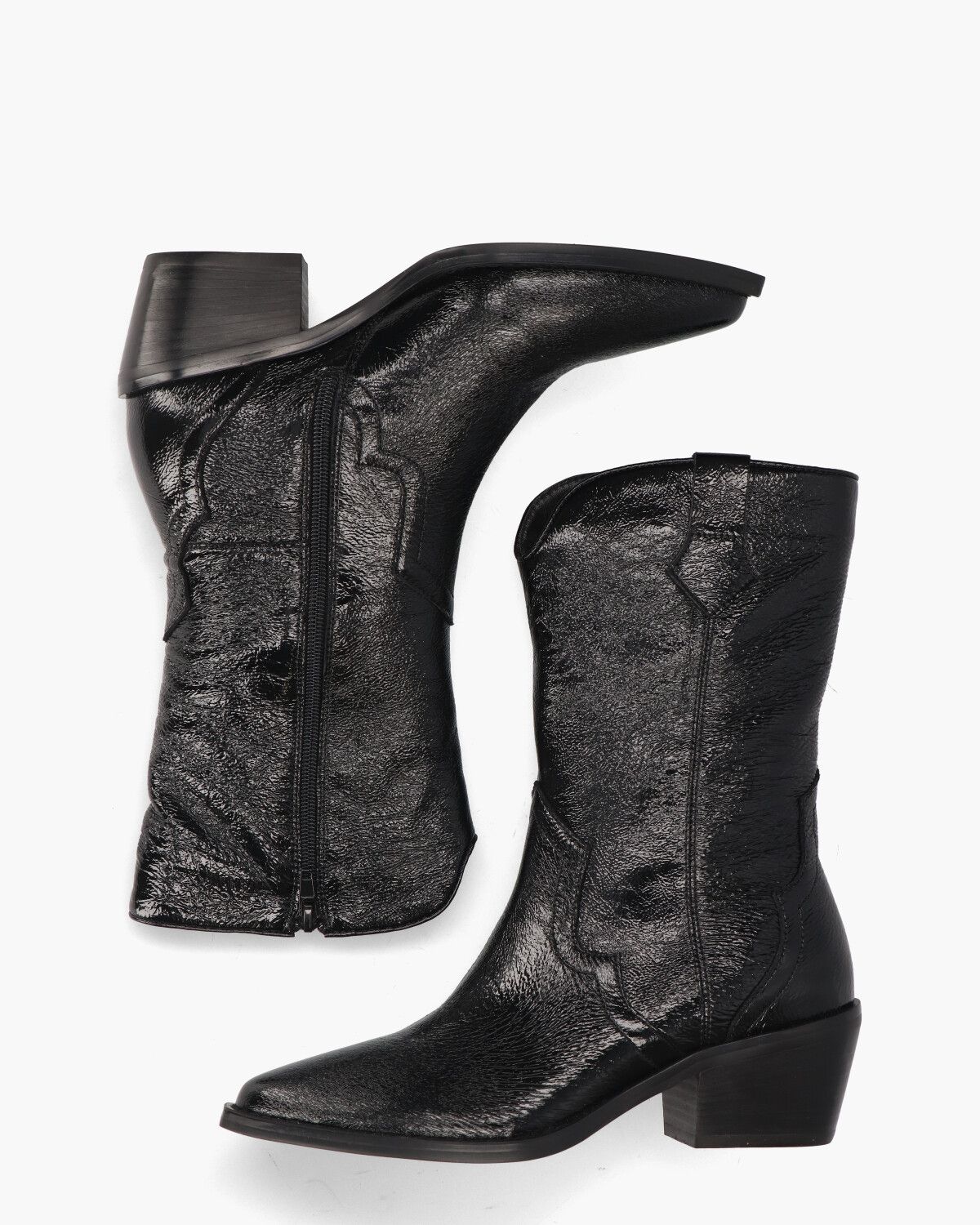 Veroni Zwart Damesboots