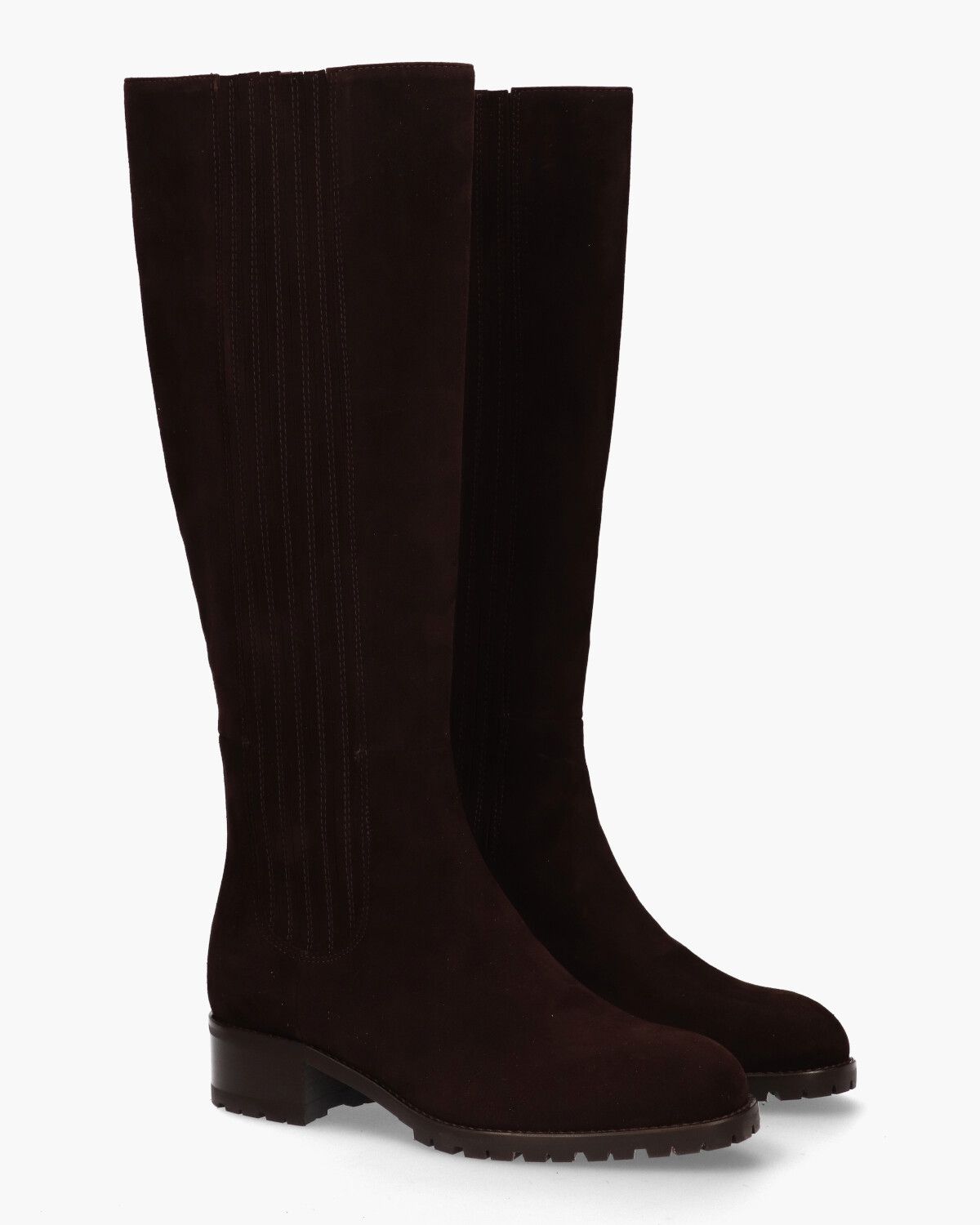 21I083A Donkerbruin Damesboots