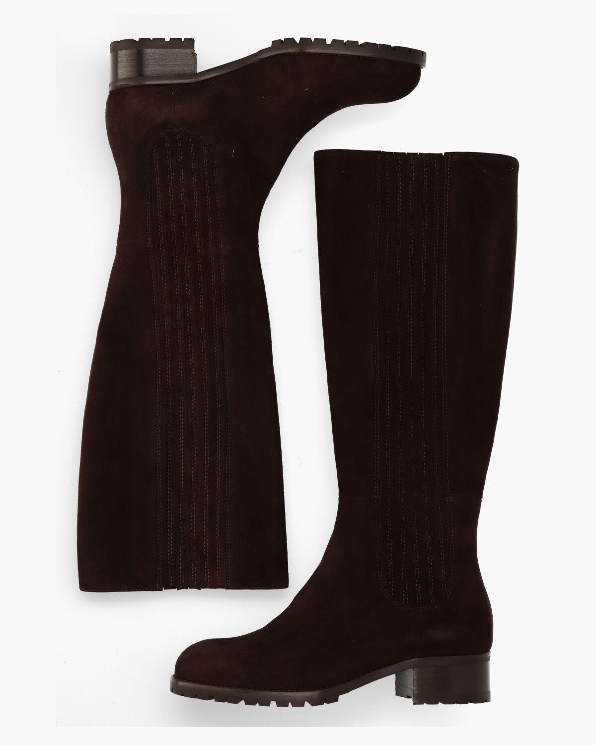 21I083A Donkerbruin Damesboots