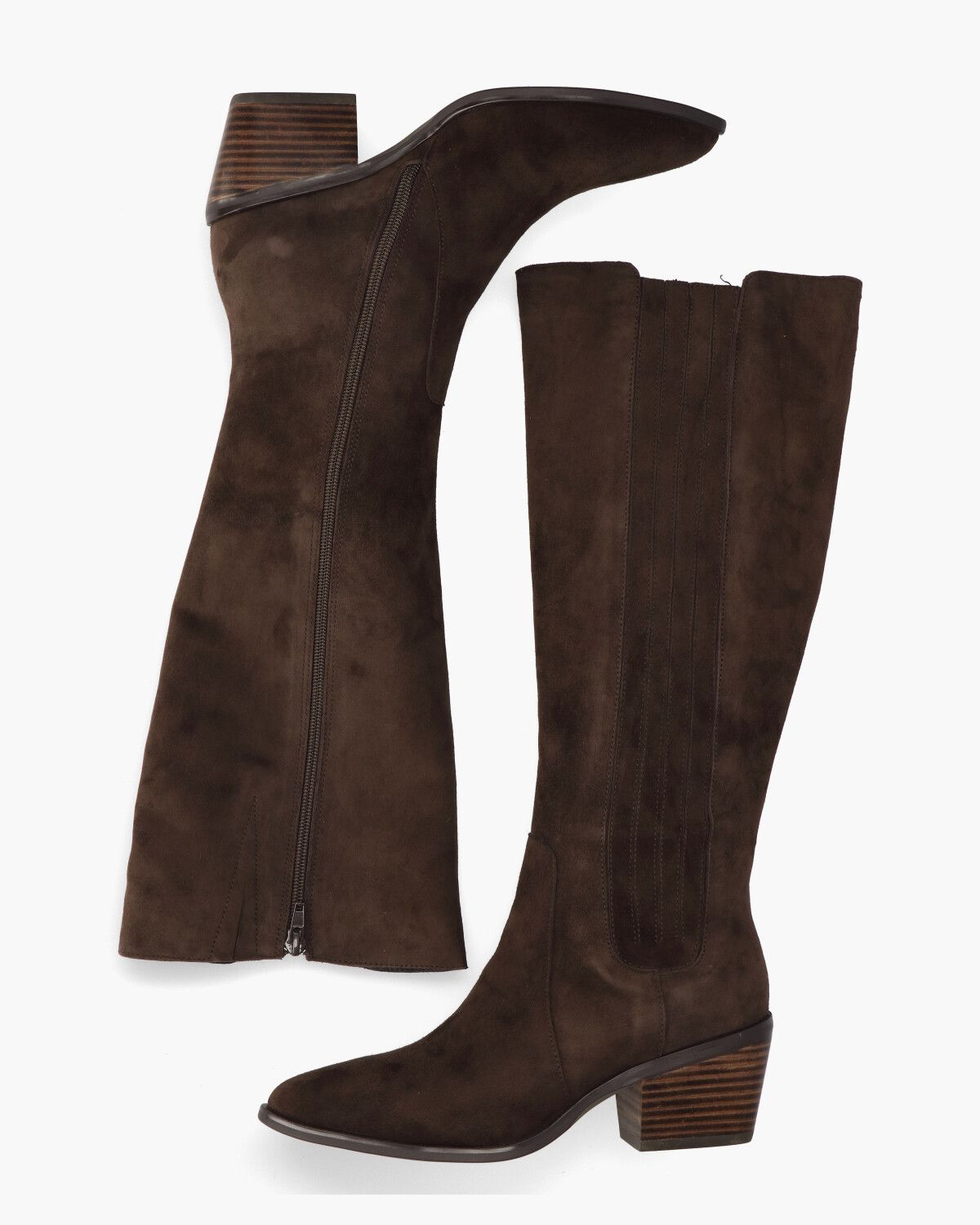 Nayla Donkerbruin Damesboots