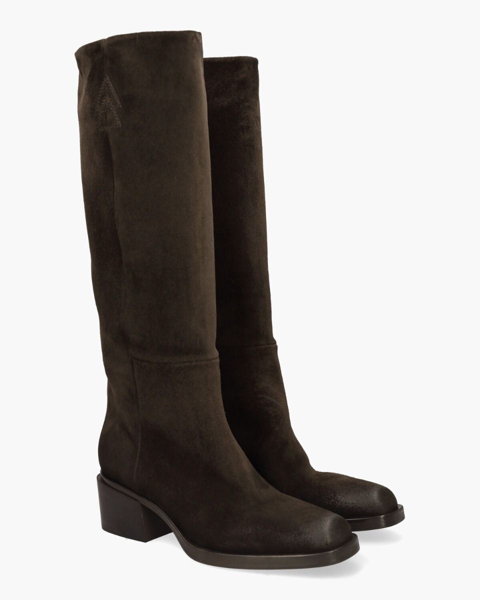 E4412 Donkerbruin Damesboots