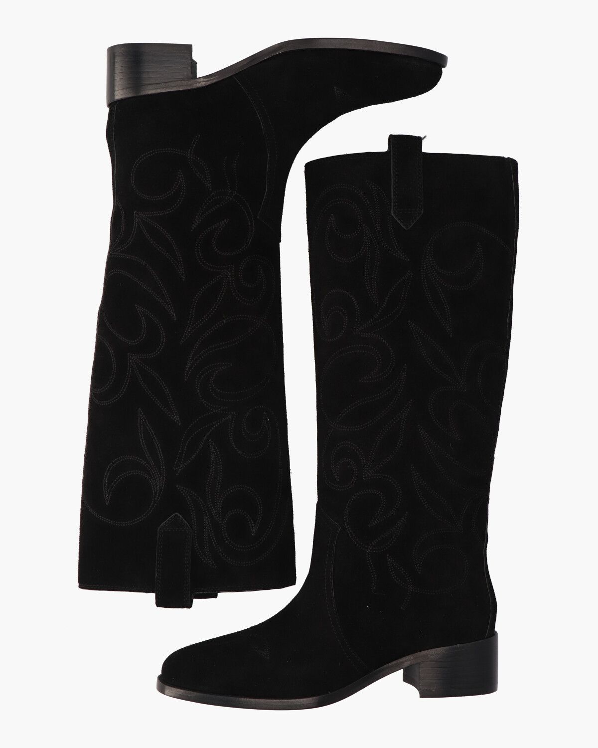 Cala Zwart Damesboots