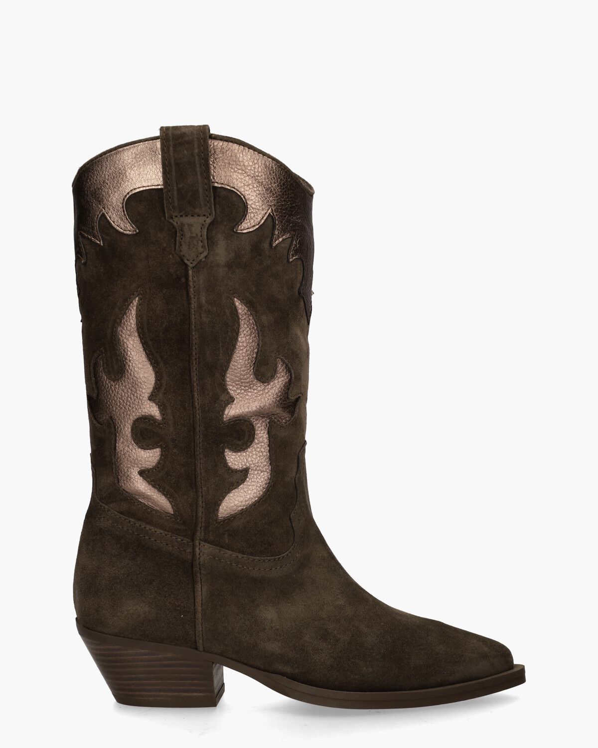 2088-34 Donkerbruin Damesboots