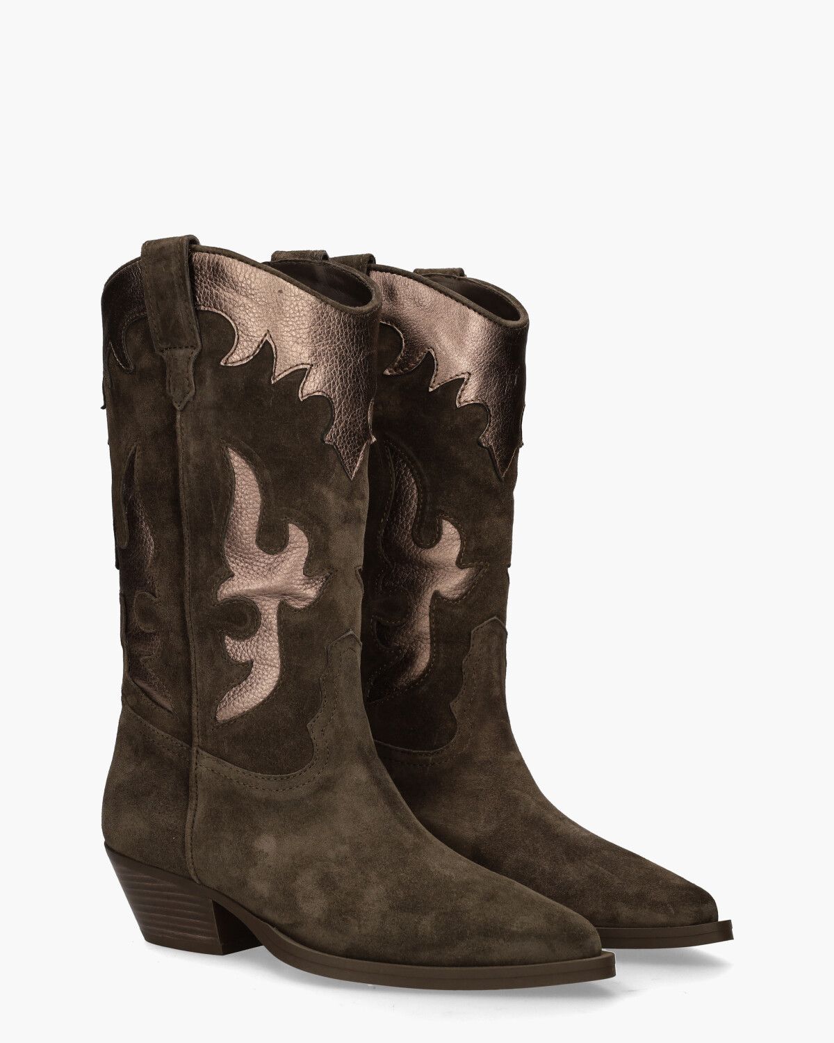 2088-34 Donkerbruin Damesboots