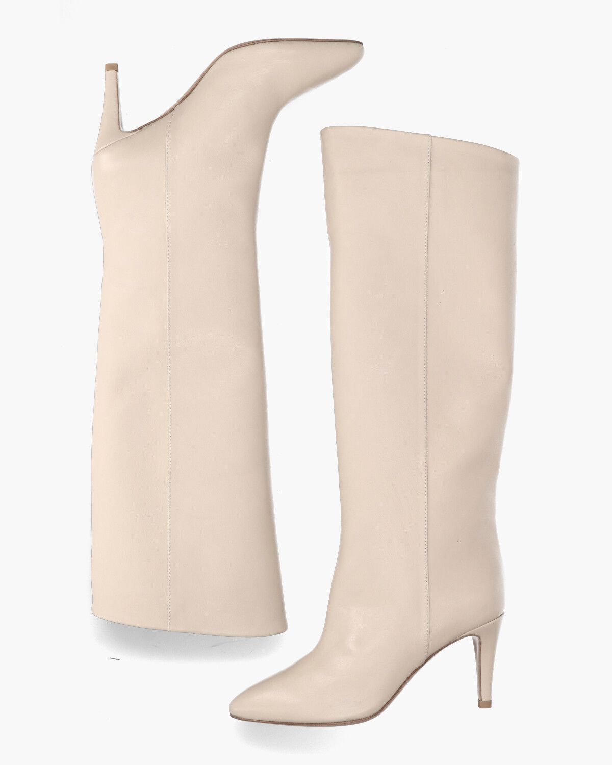 S9046 Off-White Damesboots