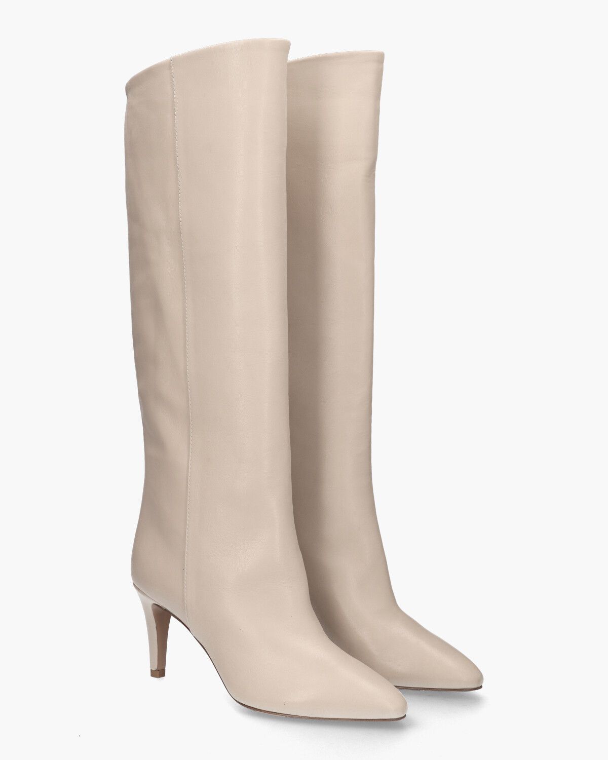 S9046 Off-White Damesboots