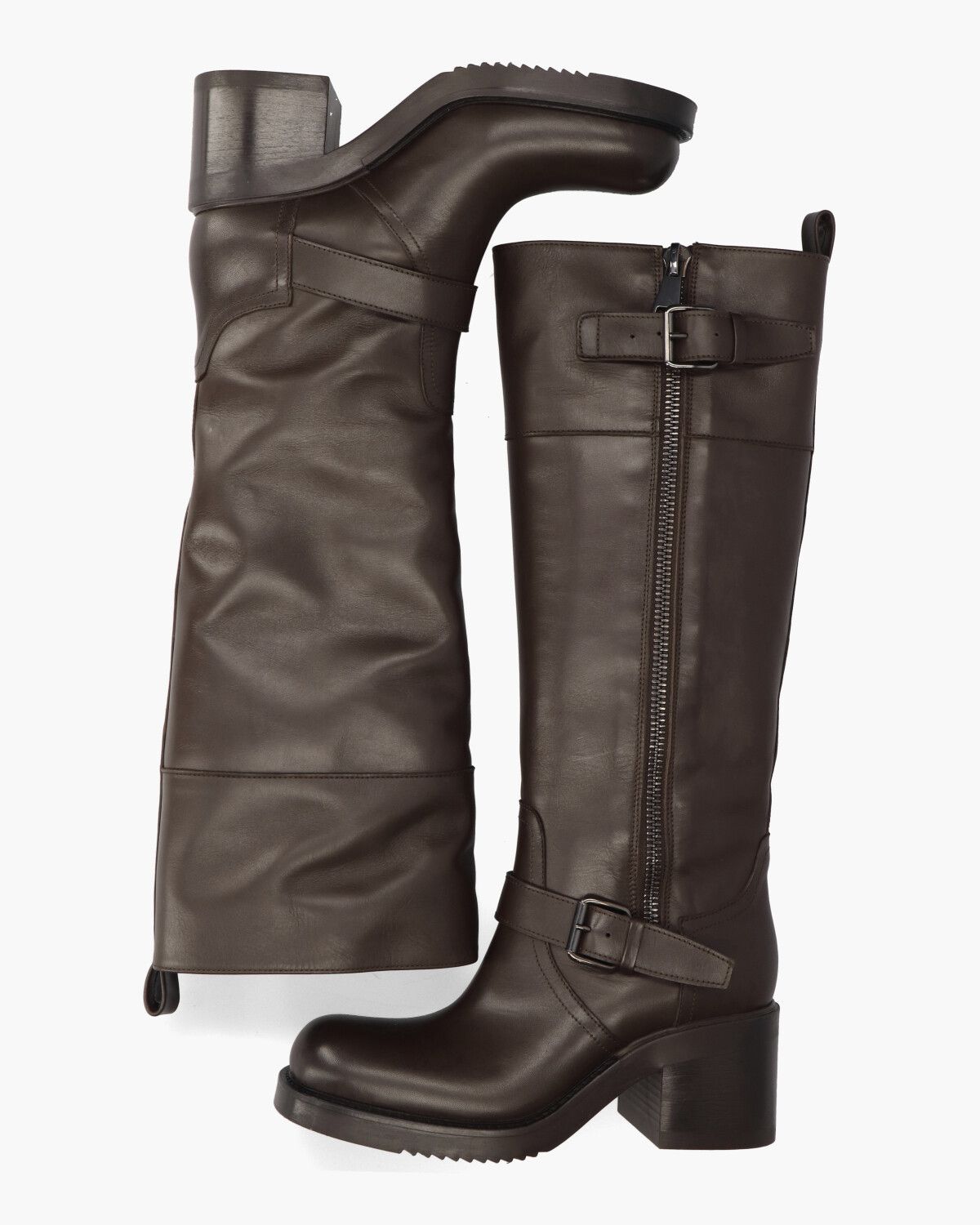 E4294 Donkerbruin Damesboots