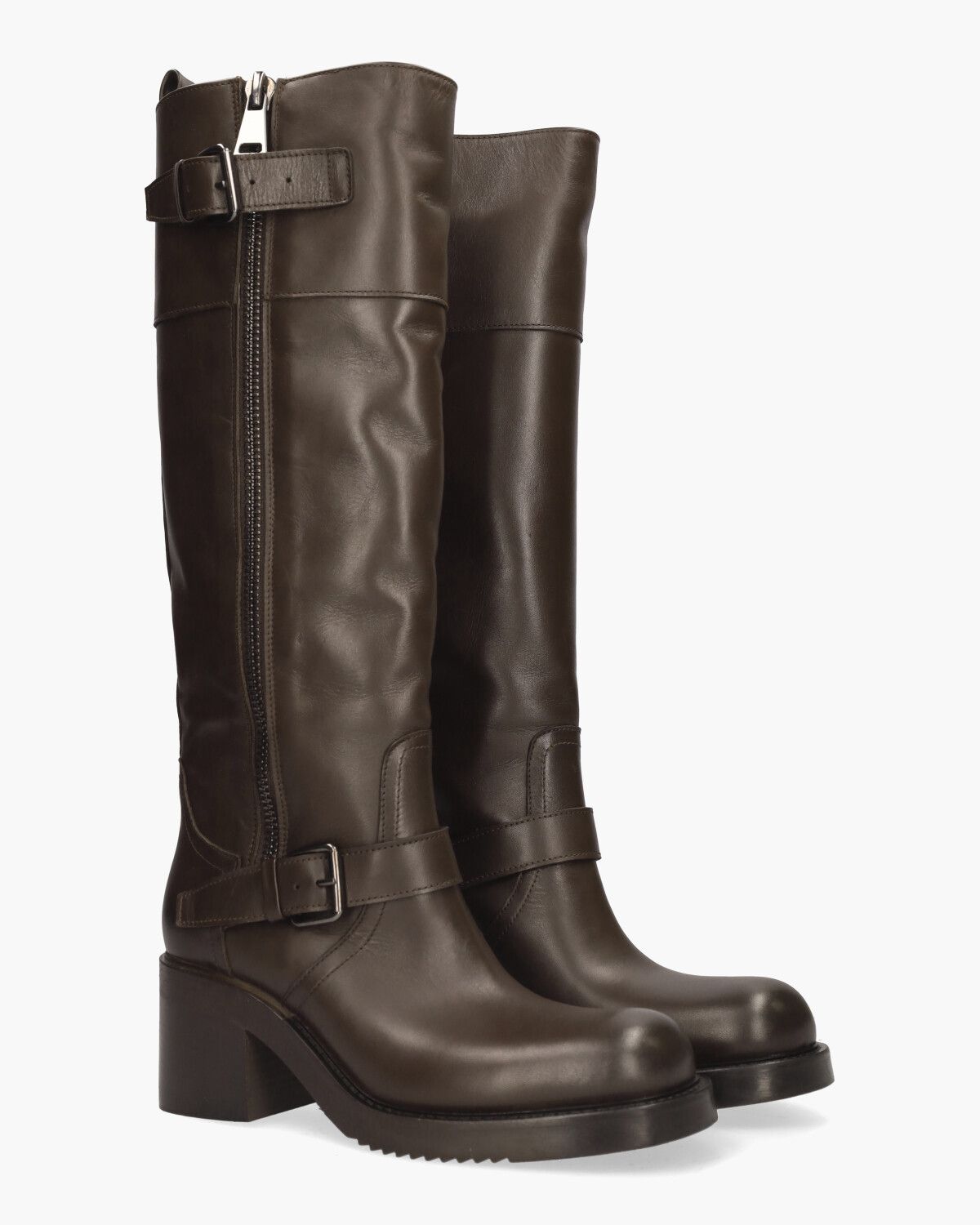 E4294 Donkerbruin Damesboots