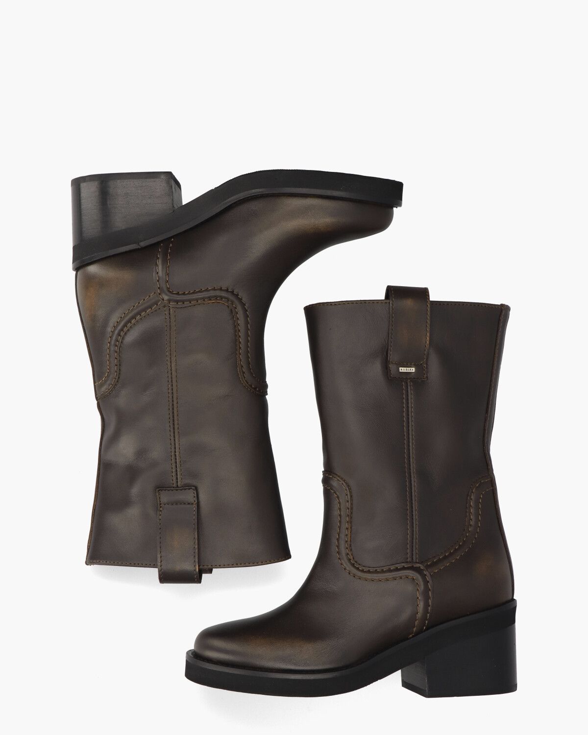 Cassy Slouch Donkerbruin Damesboots