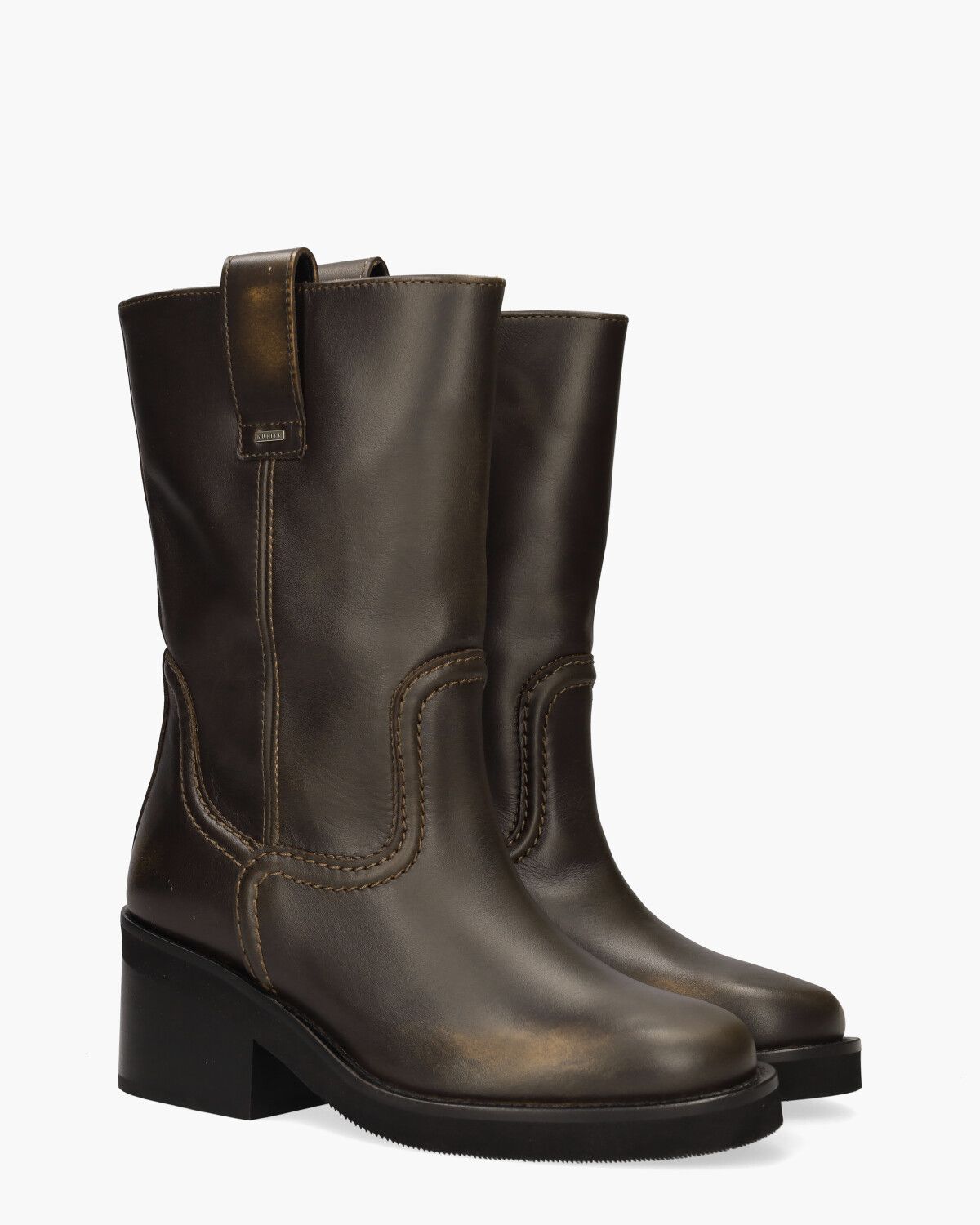Cassy Slouch Donkerbruin Damesboots