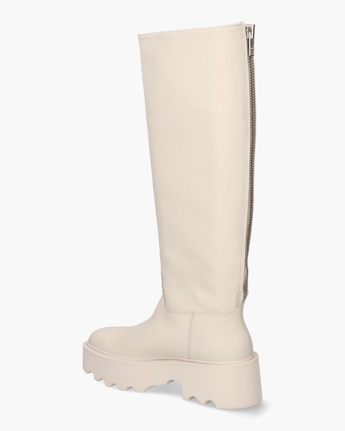 Fara Zip II Off-White Damesboots