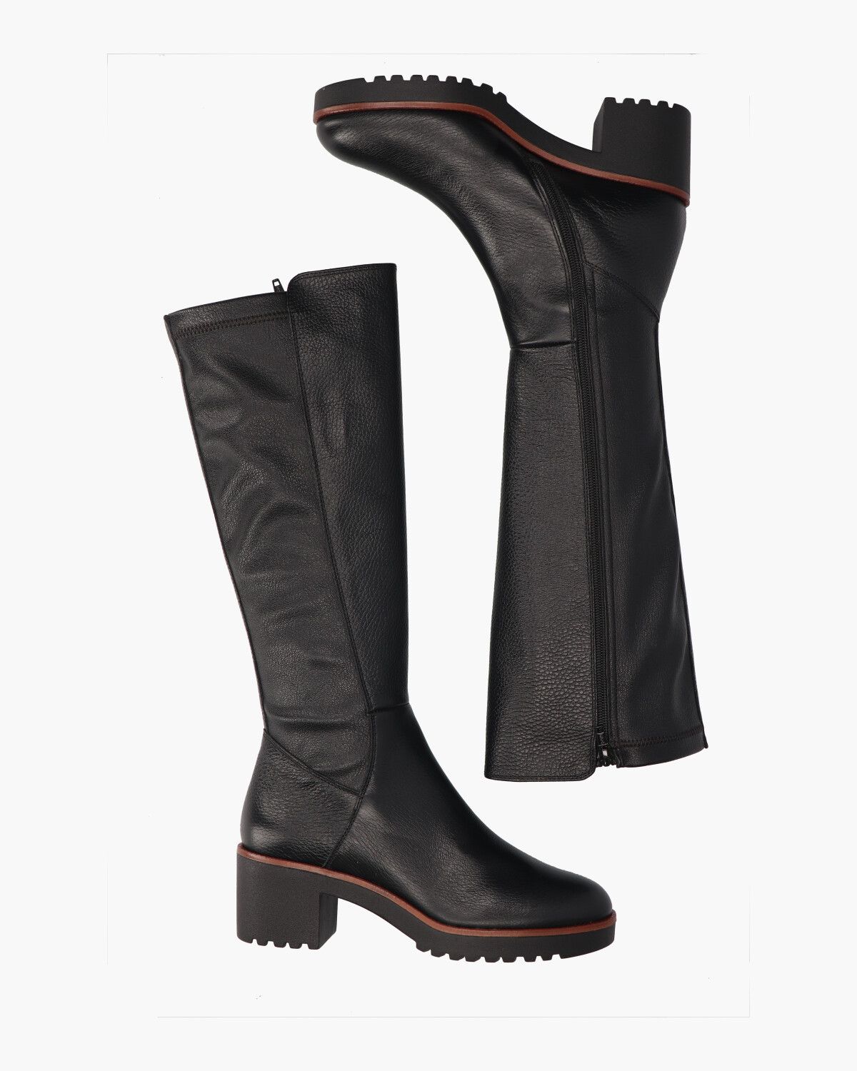 6413 Zwart Damesboots