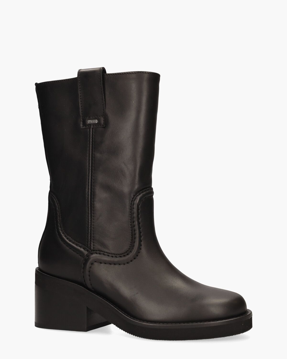 Cassy Slouch Zwart Damesboots