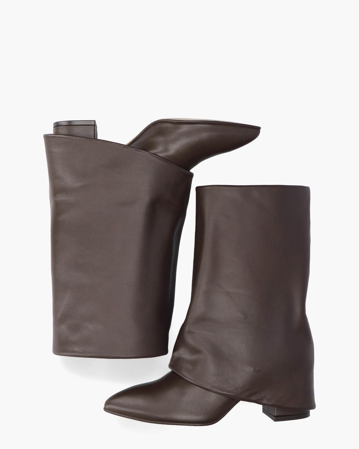 Cleo Liso Donkerbruin Damesboots