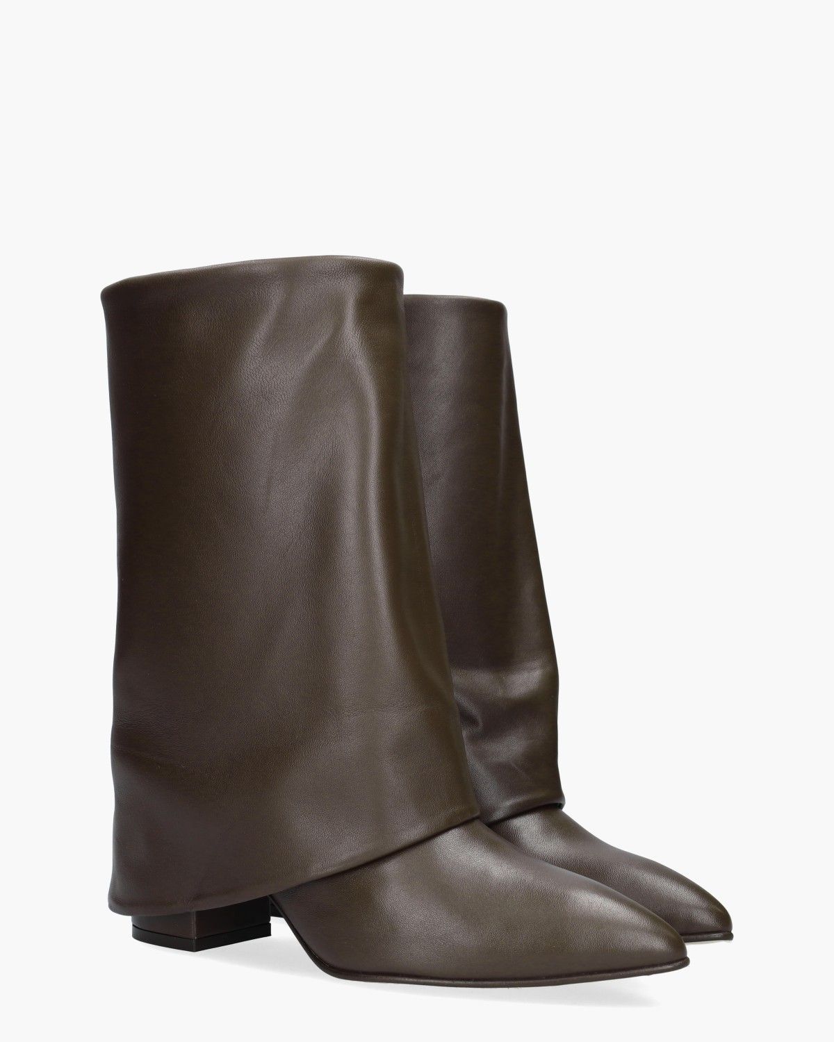 Cleo Liso Donkerbruin Damesboots