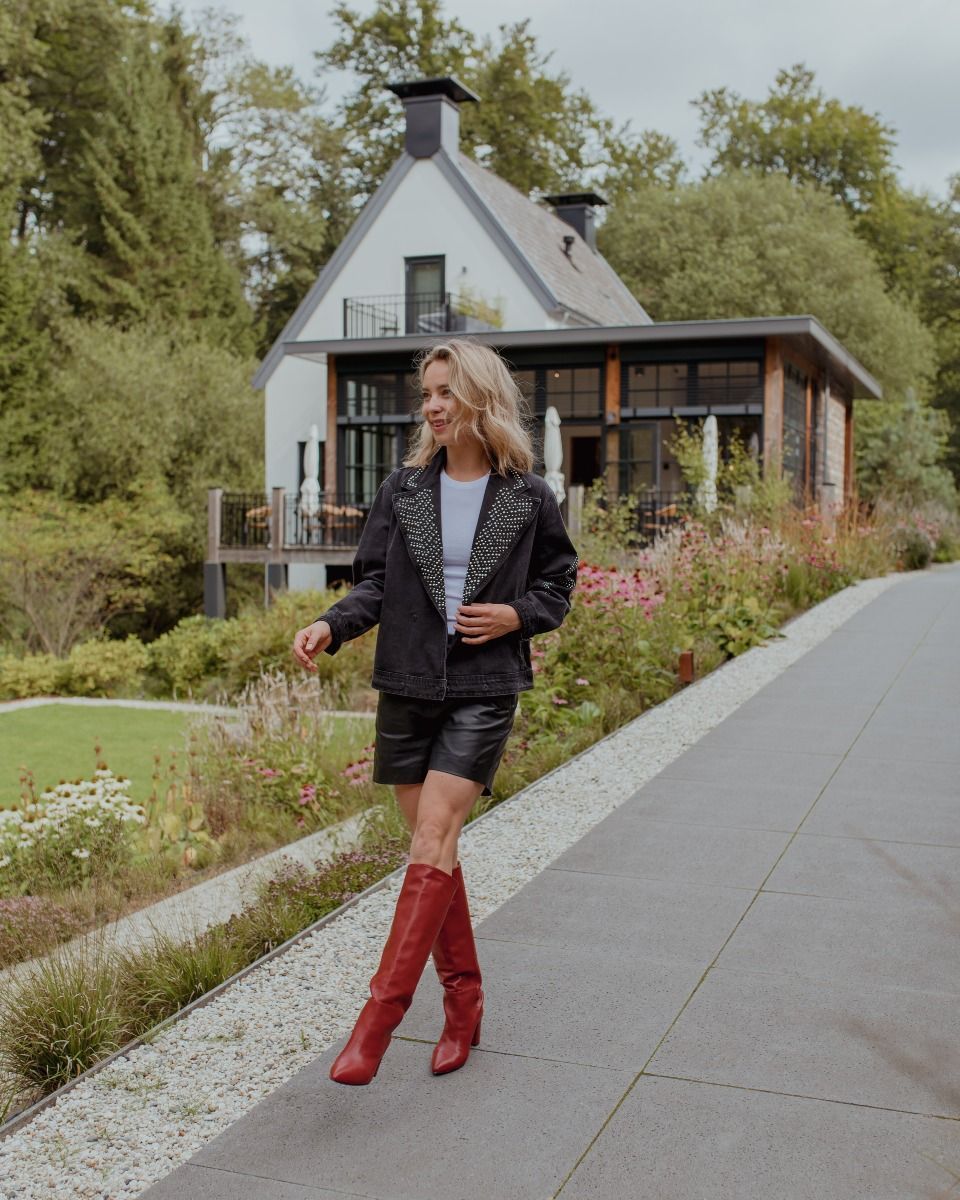 TL-12591 Rood Damesboots