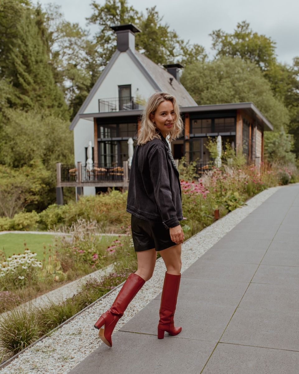 TL-12591 Rood Damesboots