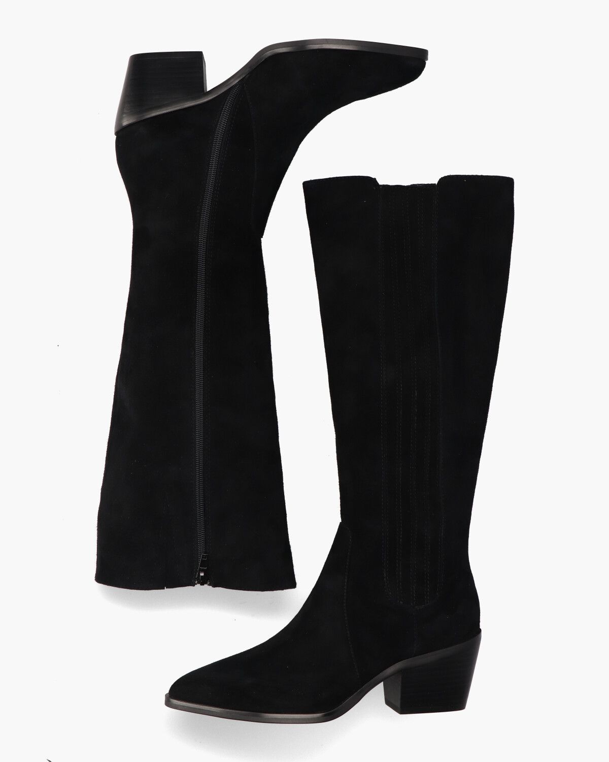 Nayla Zwart Damesboots