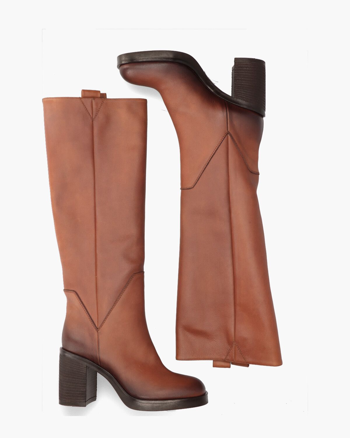 A4954 Cognac Damesboots