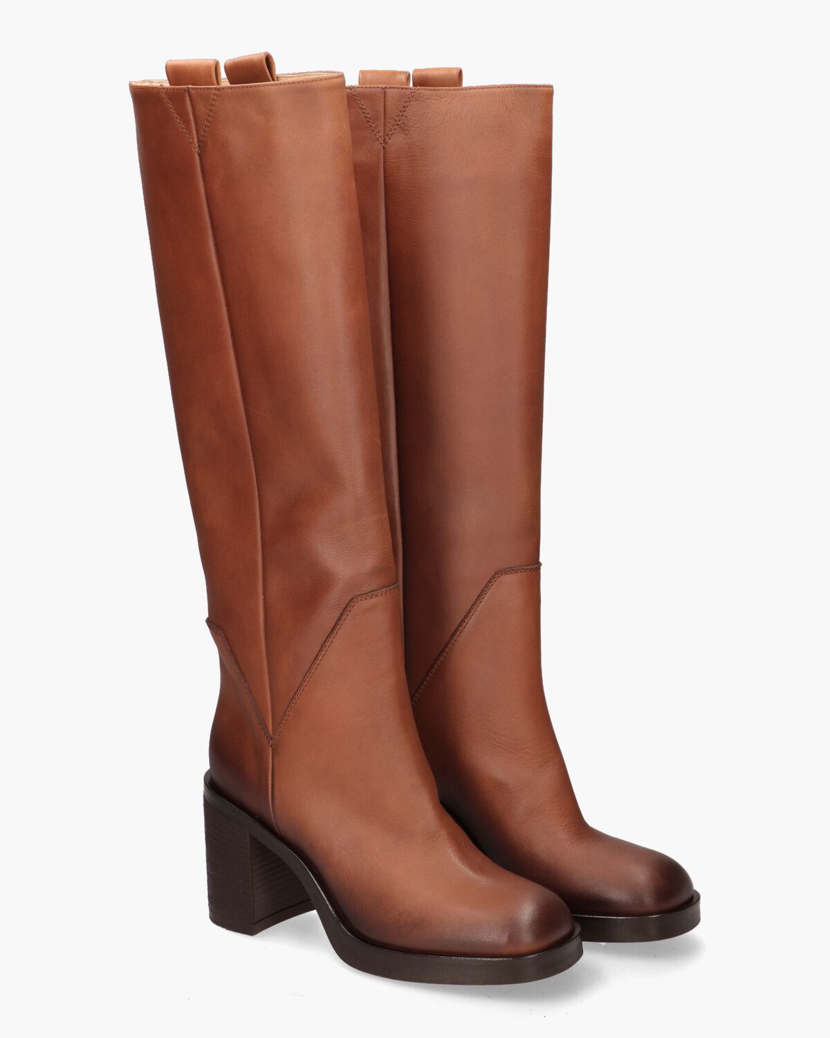 A4954 Cognac Damesboots
