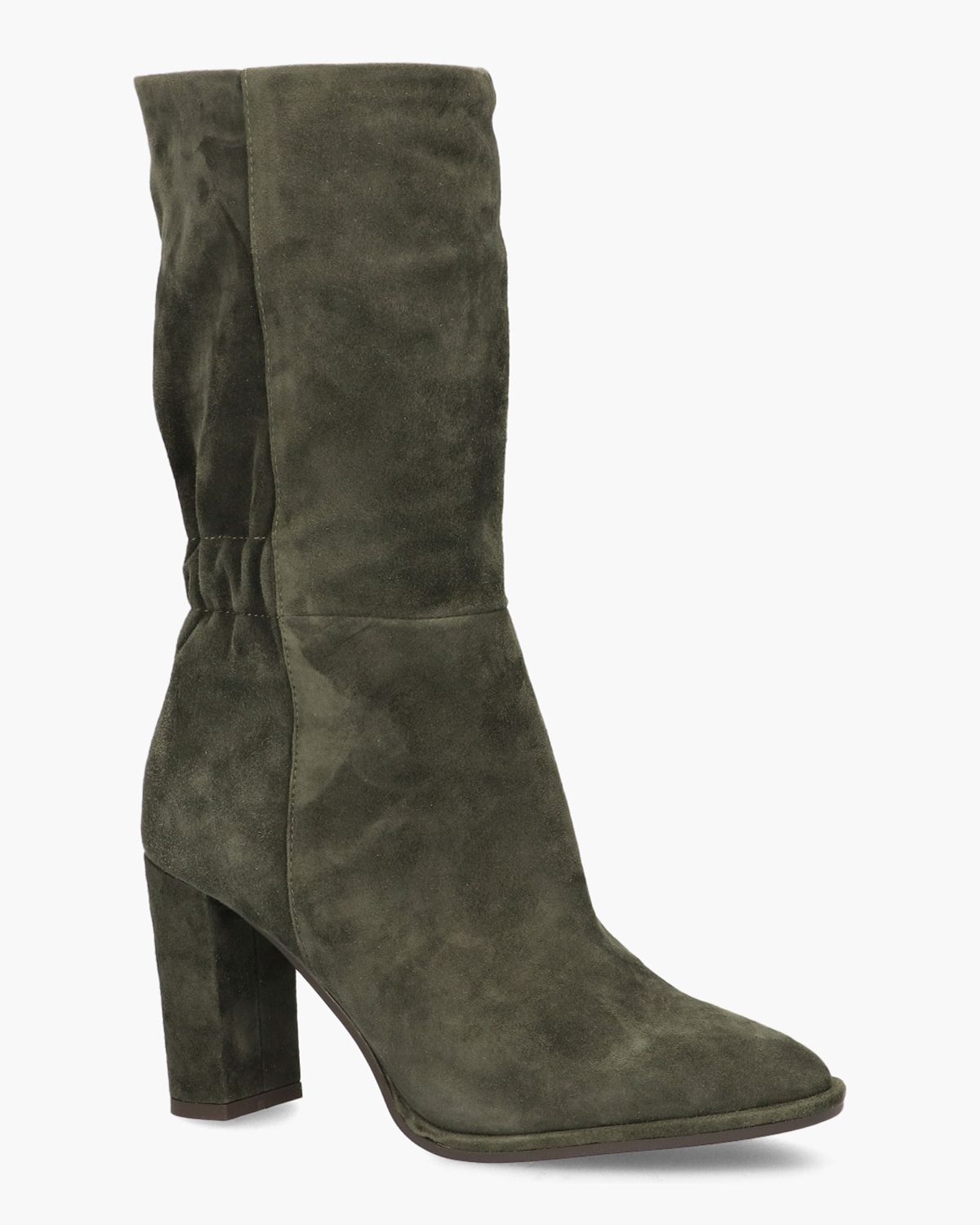 100B30BK Grijs/Groen Damesboots