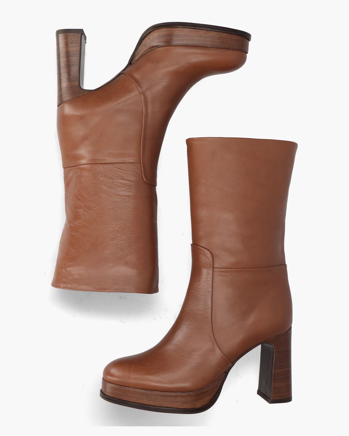 2459 Cognac Damesboots