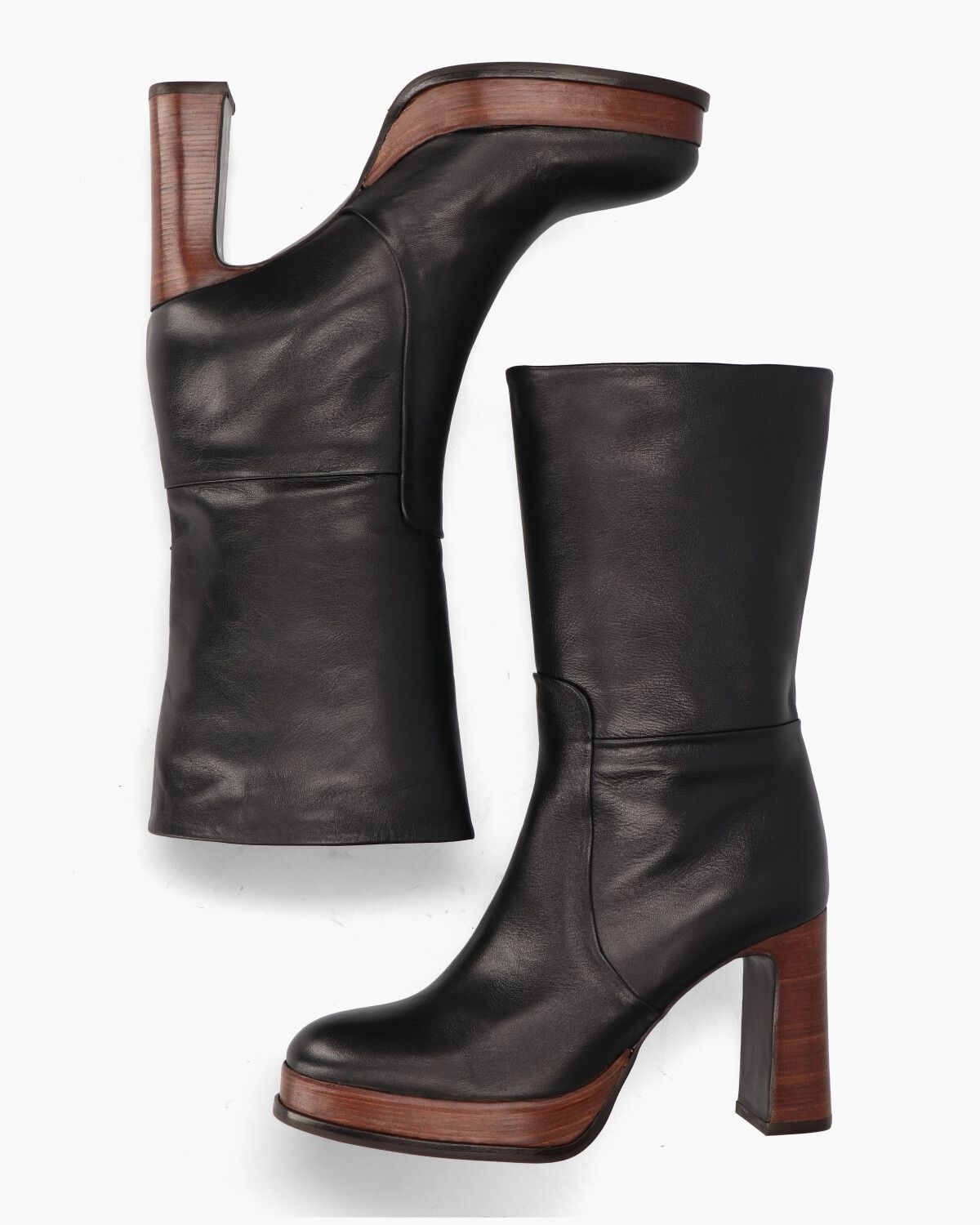 2459 Zwart Damesboots