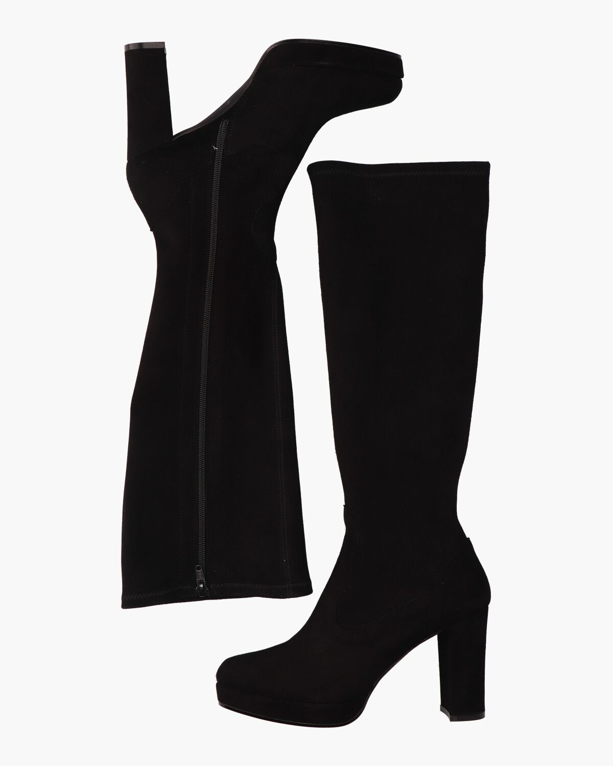 12343 Zwart Damesboots