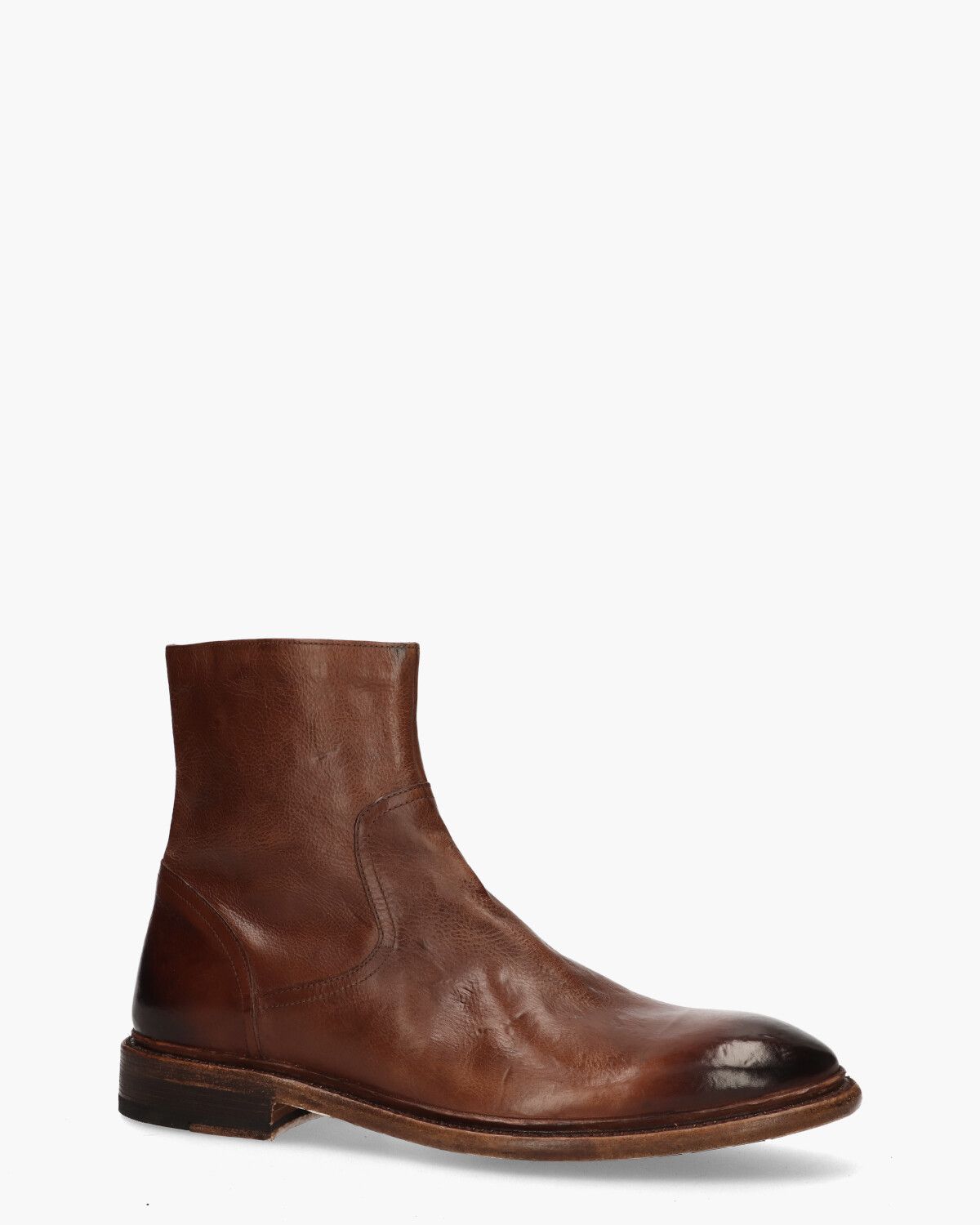 19039 Bruin/Cognac Heren Enkelboots