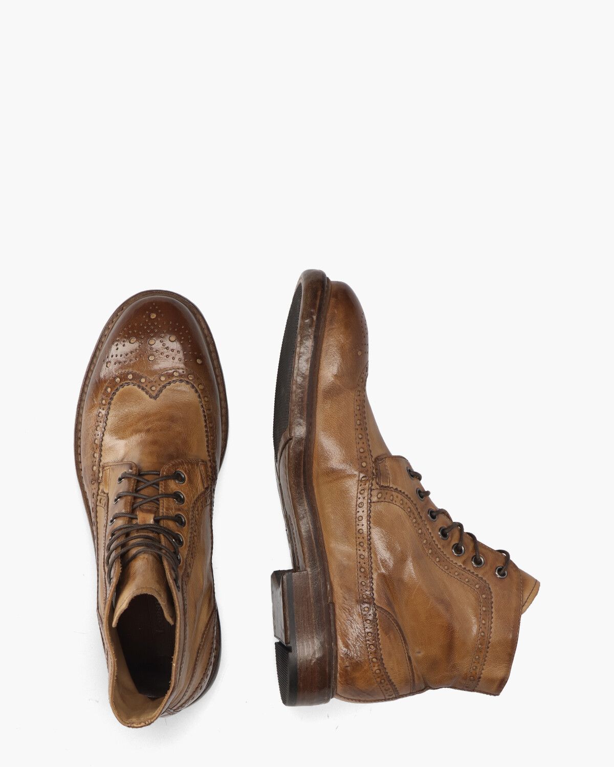 DQ04A Bruin Heren Veterboots
