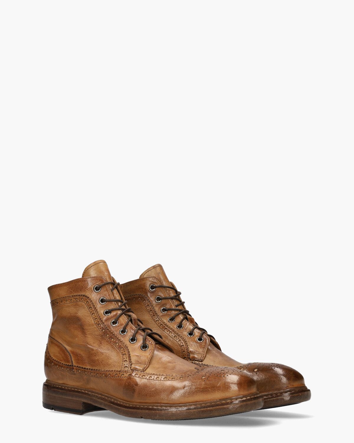 DQ04A Bruin Heren Veterboots