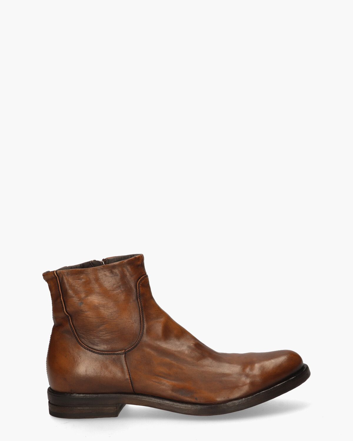 412 Cognac Heren Enkelboots