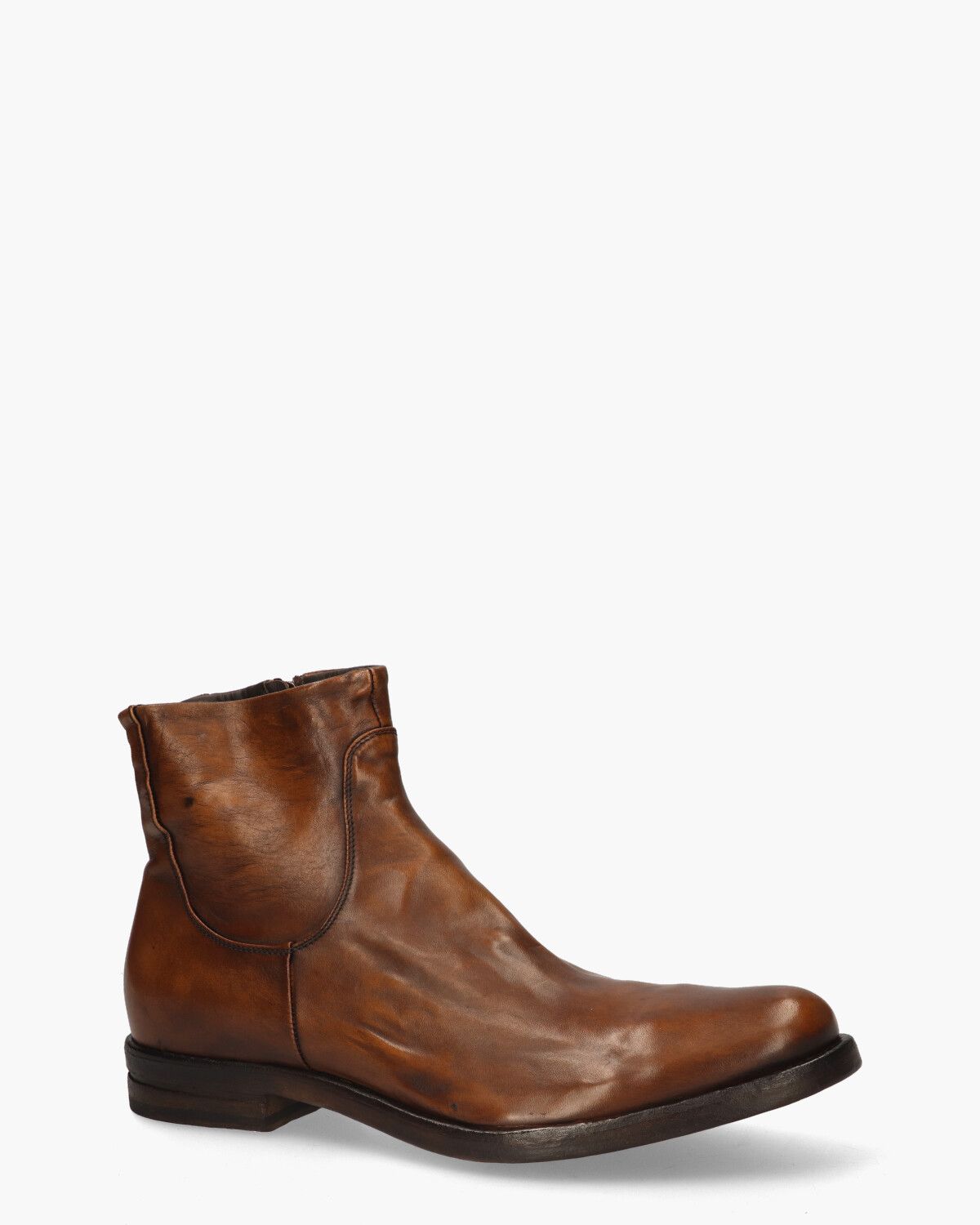 412 Cognac Heren Enkelboots