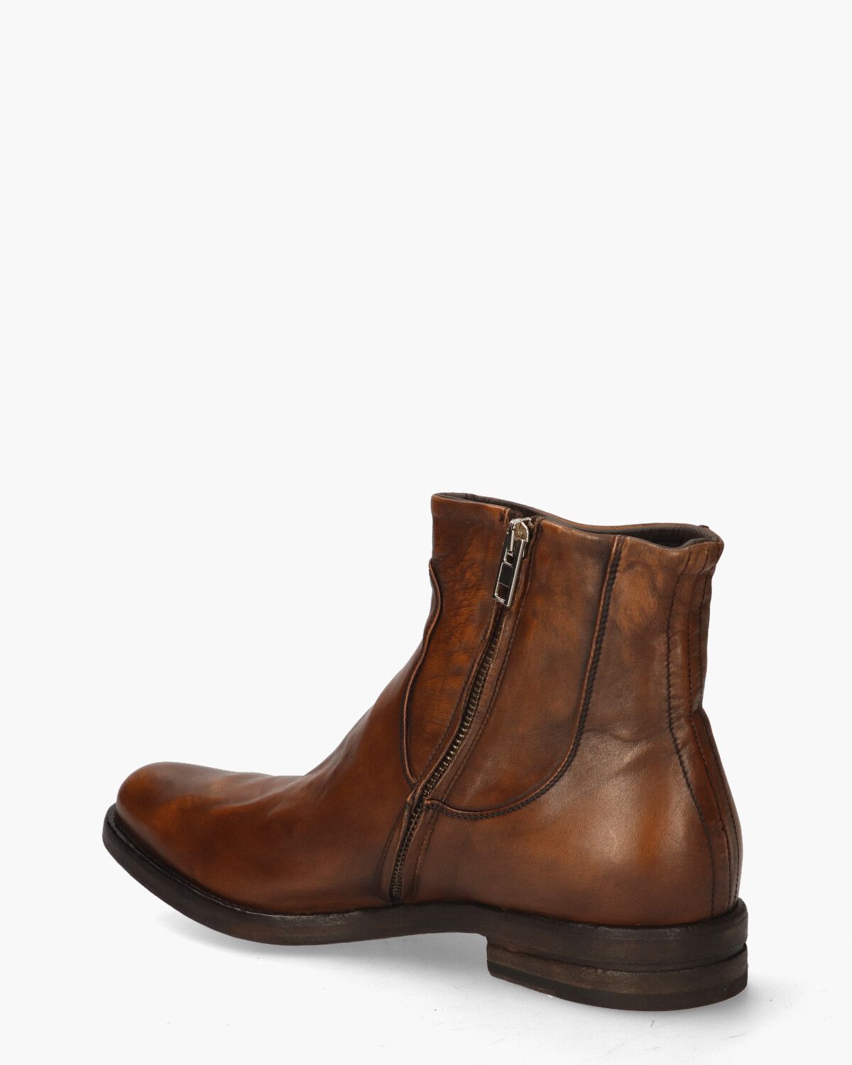 412 Cognac Heren Enkelboots