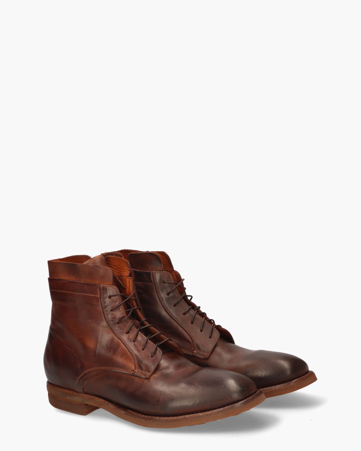 Veterboots heren cognac sale