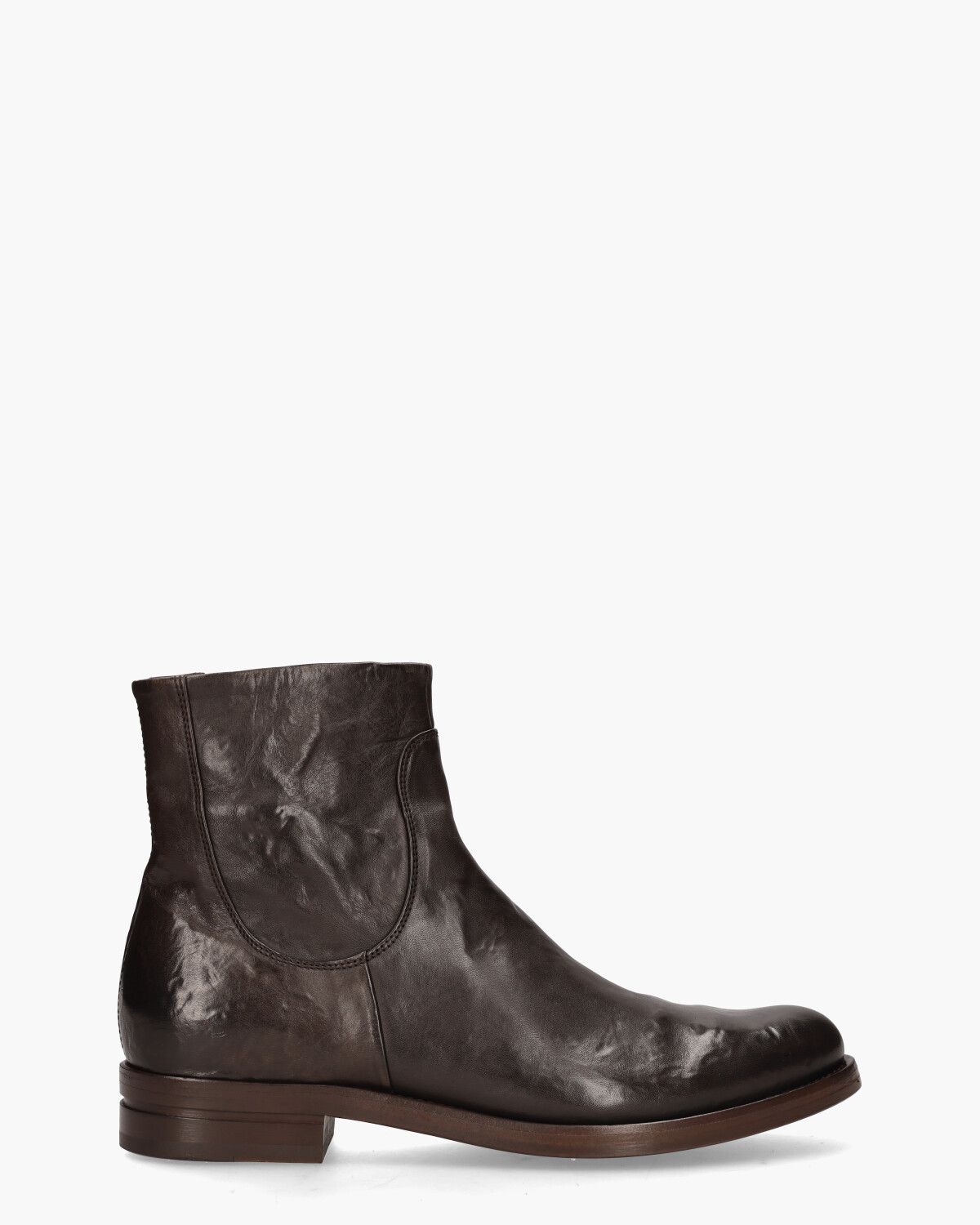 412 Donkerbruin Heren Enkelboots