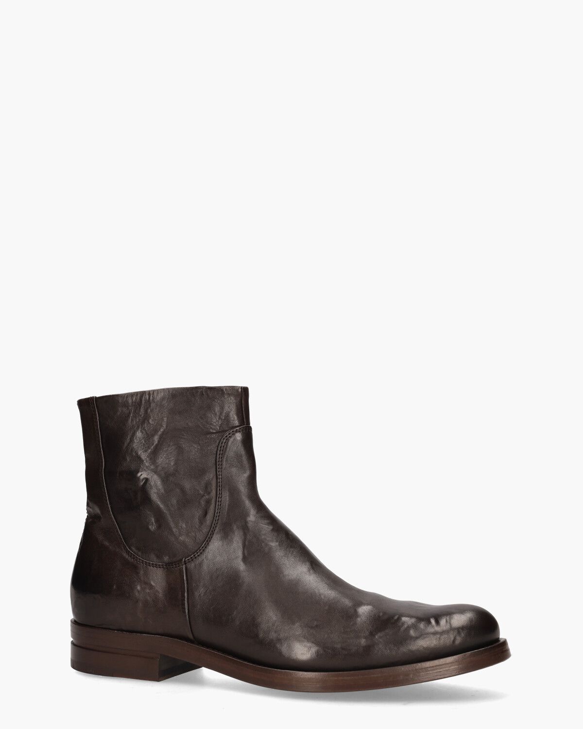 412 Donkerbruin Heren Enkelboots