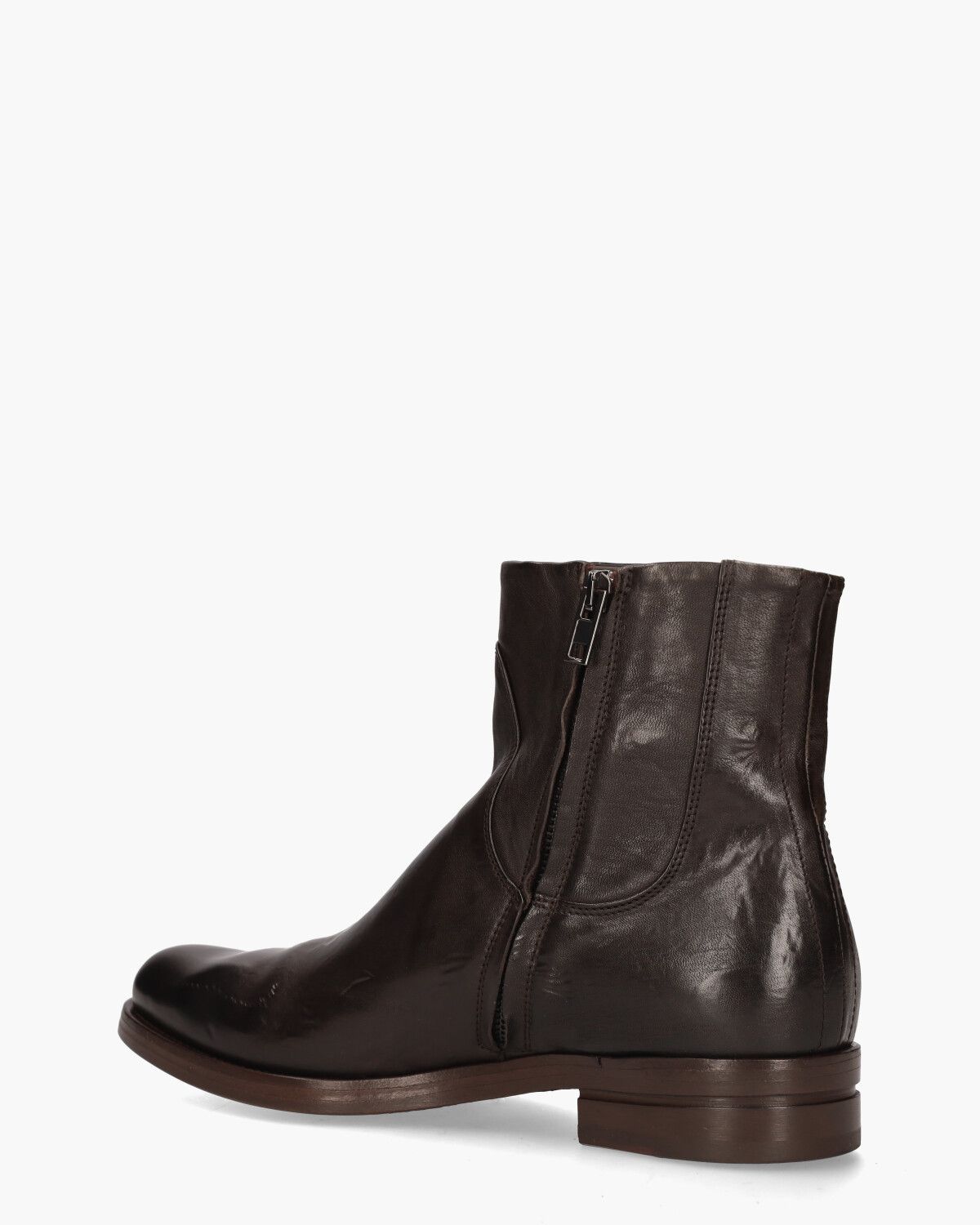 412 Donkerbruin Heren Enkelboots