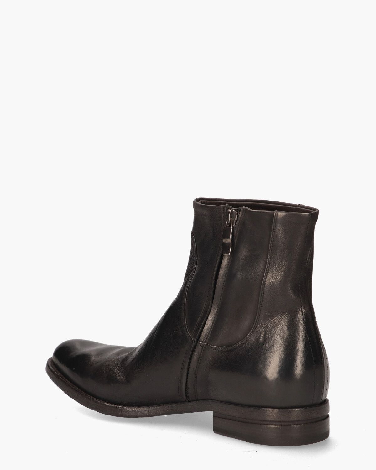 412 Zwart Heren Enkelboots