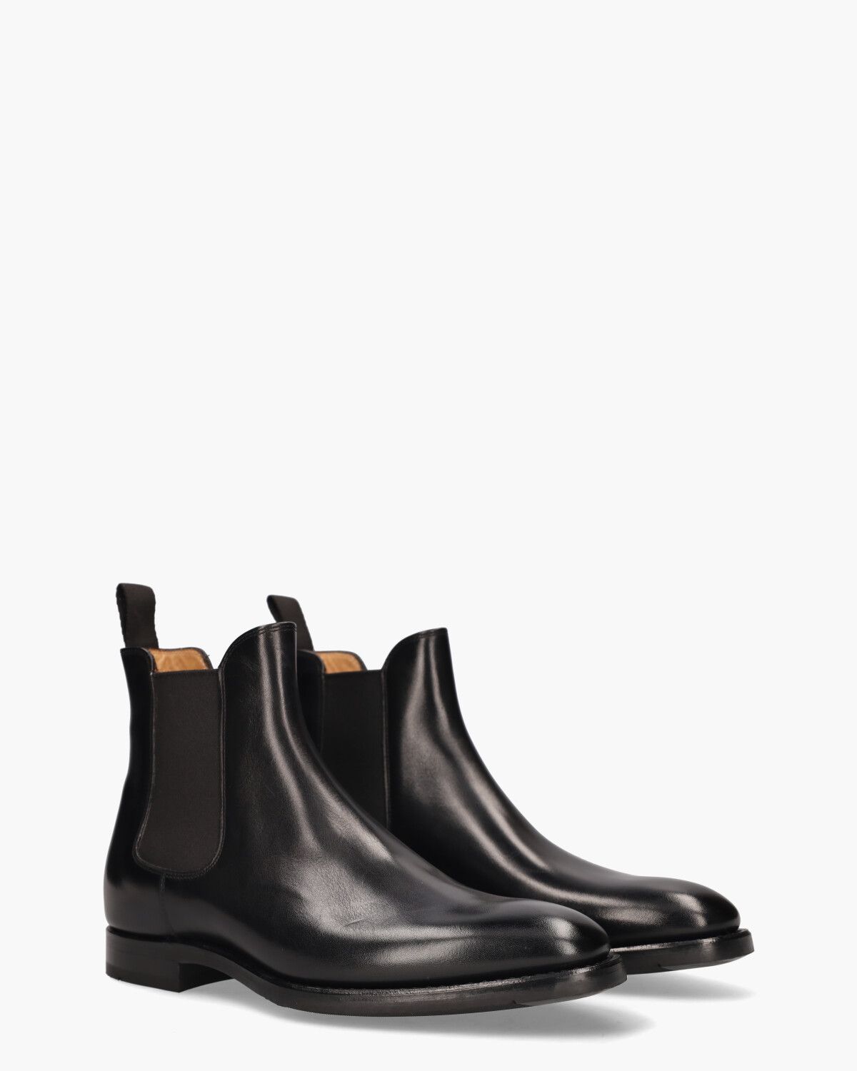 9588 Zwart Heren Chelseaboots