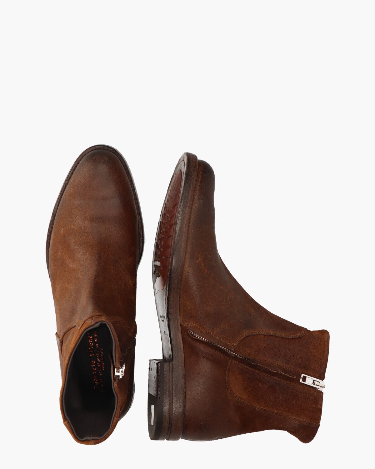 412 Bruin Heren Enkelboots