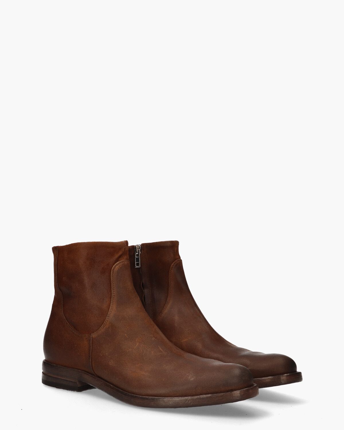 412 Bruin Heren Enkelboots