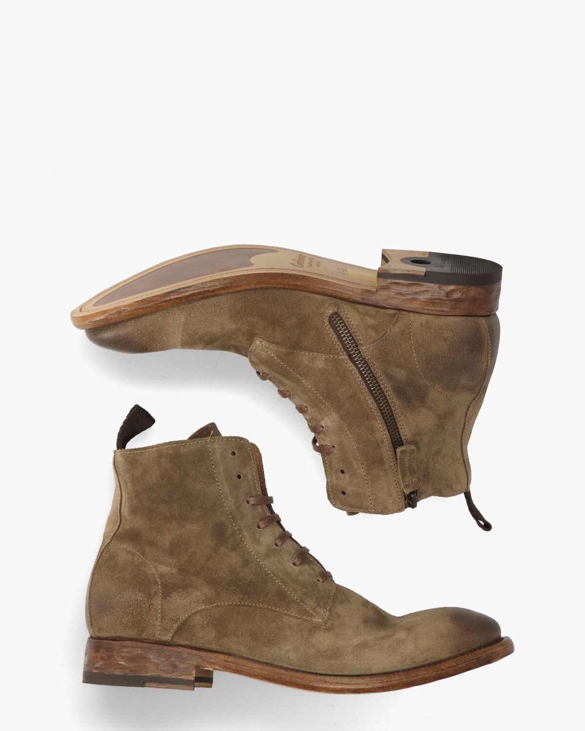 Cordwainer 19002 Taupe Heren Veterboots Van Arendonk
