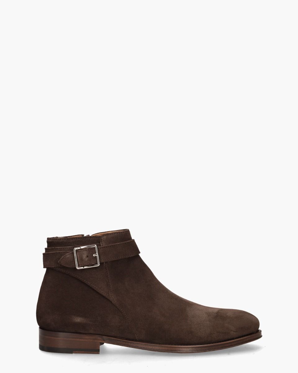 1019 Donkerbruin Heren Gespboots