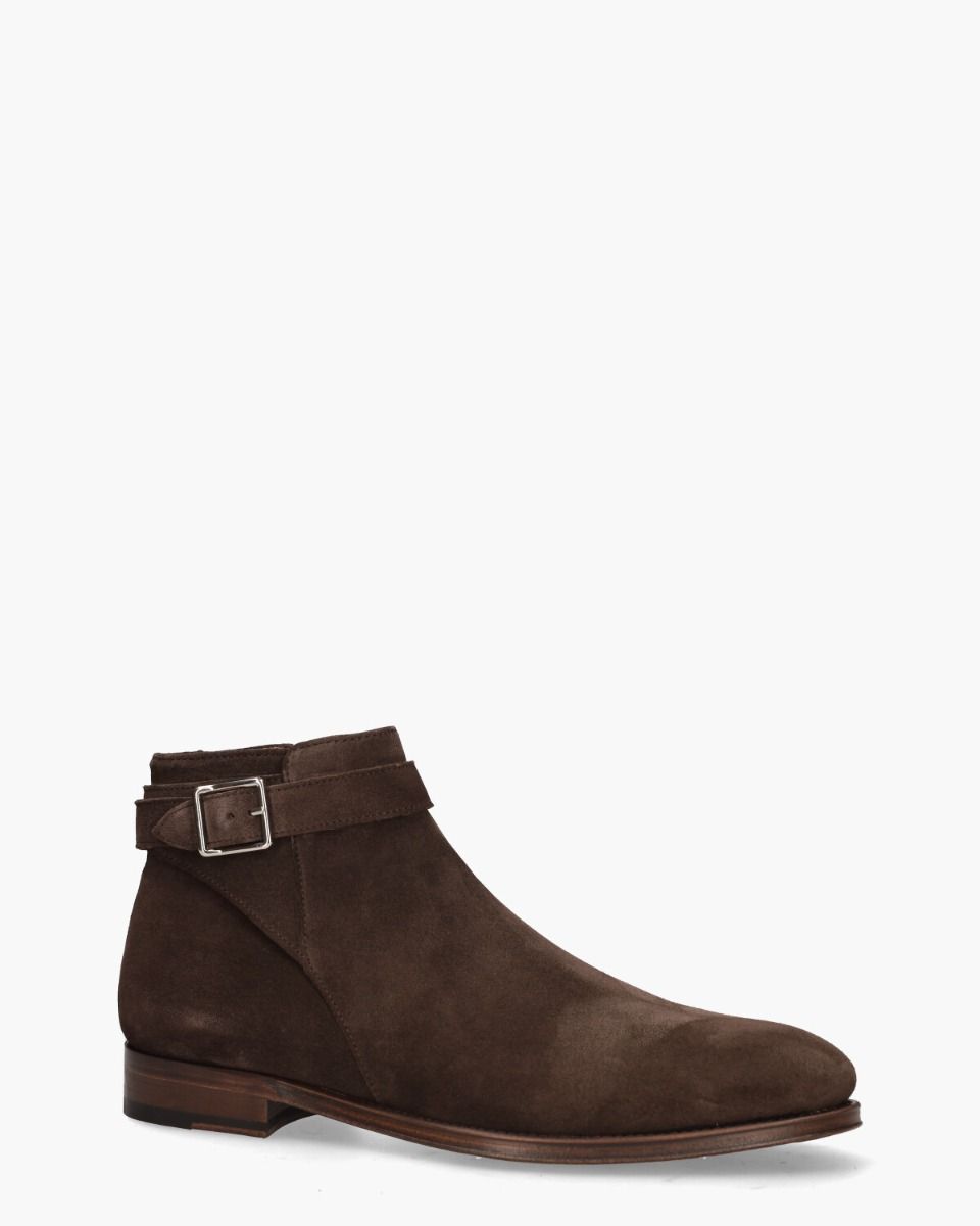1019 Donkerbruin Heren Gespboots