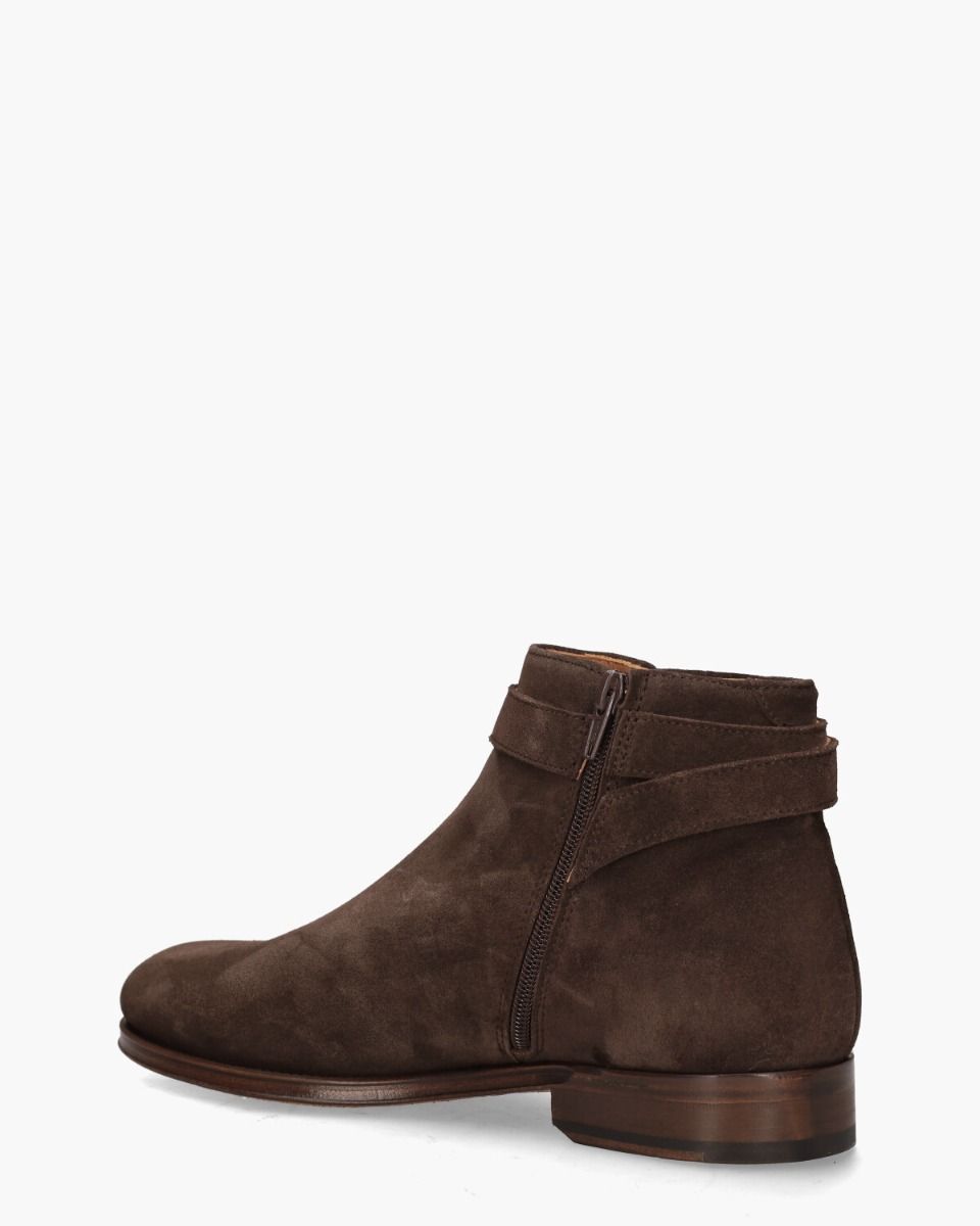 1019 Donkerbruin Heren Gespboots