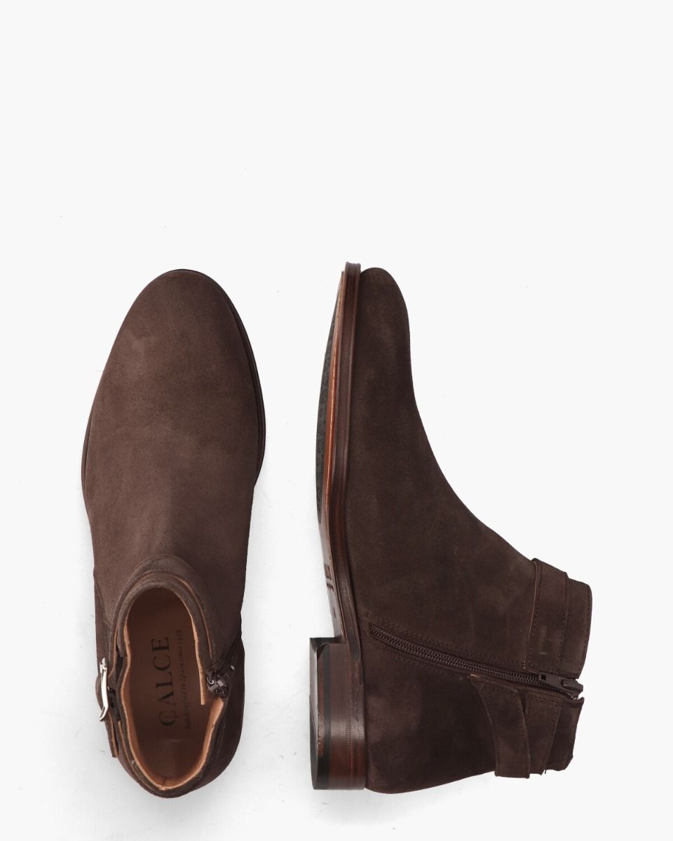 1019 Donkerbruin Heren Gespboots
